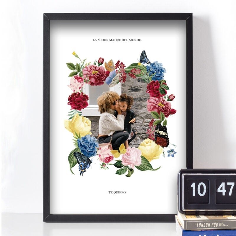 Lámina Personalizada con Foto La Mejor Madre... - Imagen 2