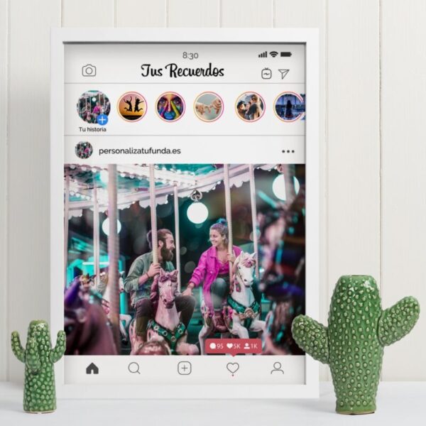 Lámina Personalizada Con Foto y Texto versión...