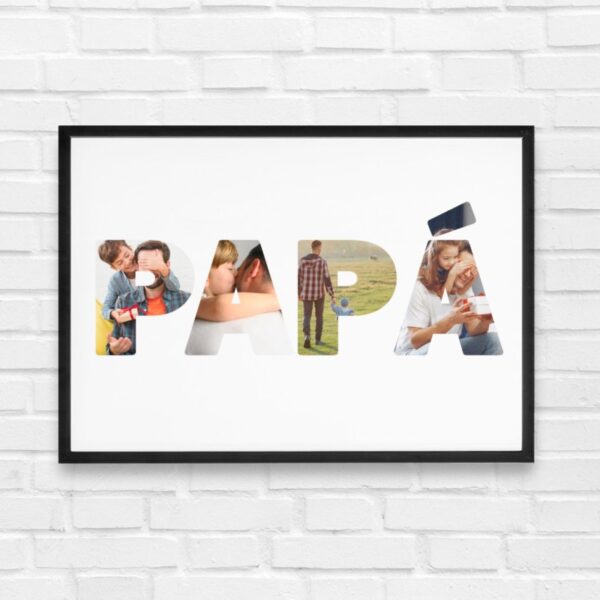 Lámina Personalizada con Fotos PAPÁ