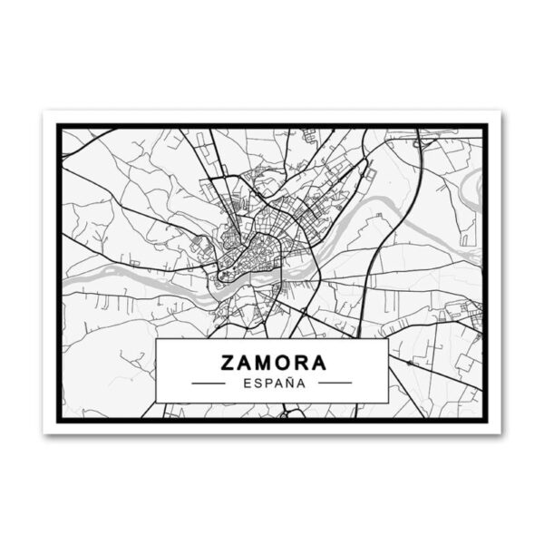 Lámina Personalizada con Mapa Ciudad o Pueblo