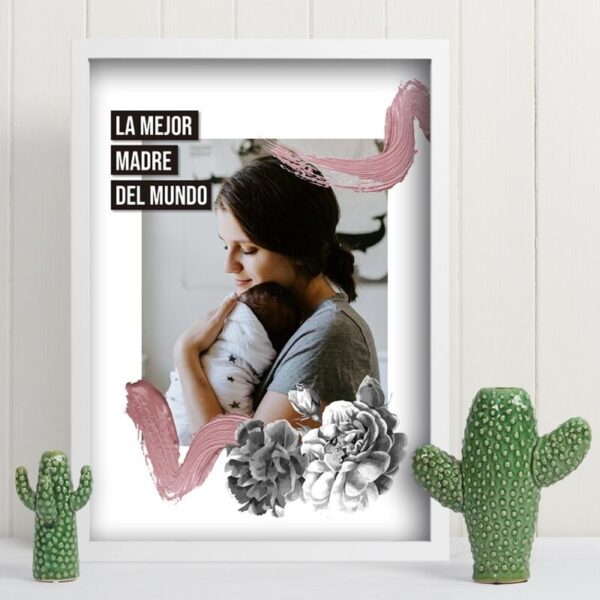 Lámina Personalizada La Mejor Madre del Mundo