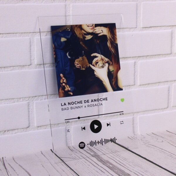 Lámina Grande Transparente Spotify