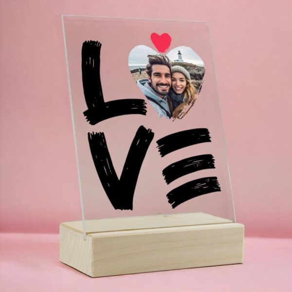 Lámina Transparente LOVE Personalizada