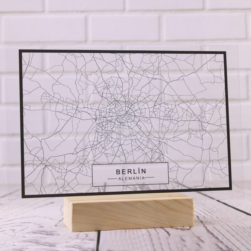 Lámina Transparente Personalizada Ciudad o Pueblo