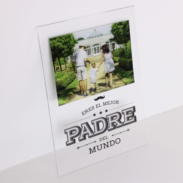 Lámina Transparente Personalizada Eres el Mejor...