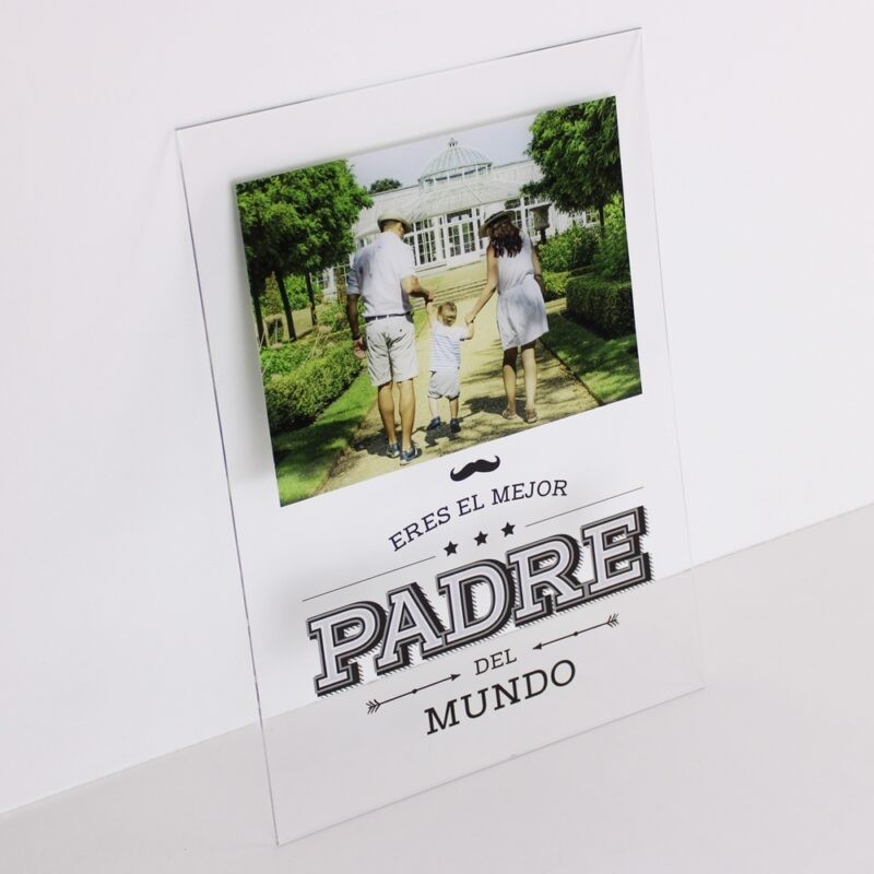 Lámina Transparente Personalizada Eres el Mejor...