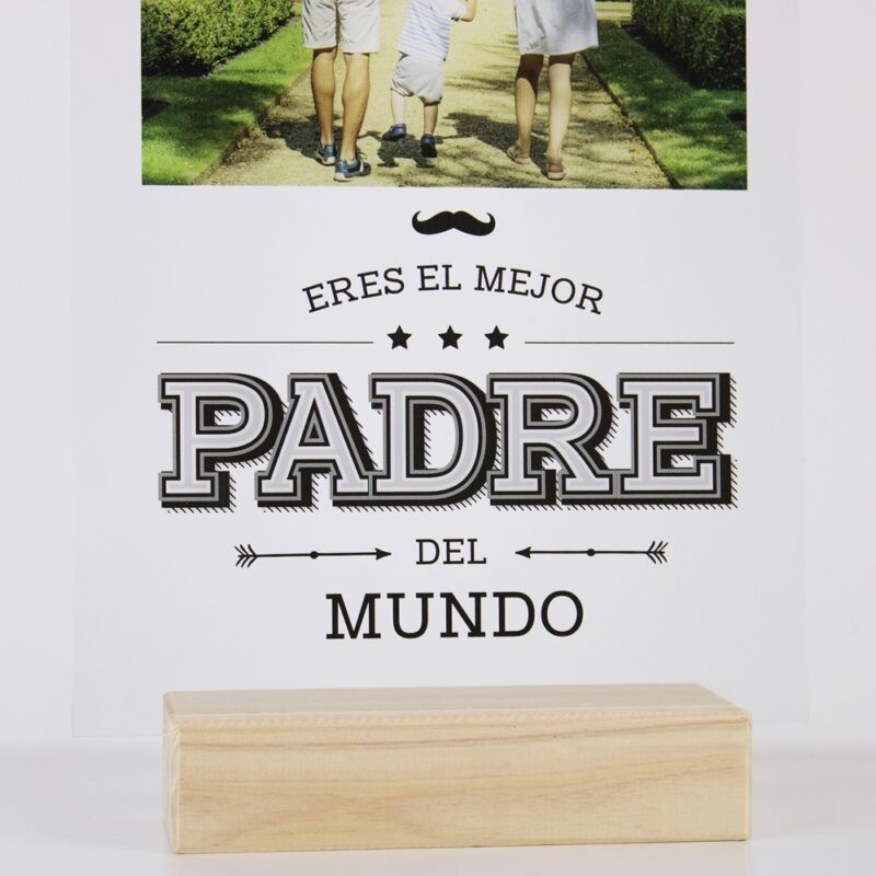 Lámina Transparente Personalizada Eres el Mejor... - Imagen 3