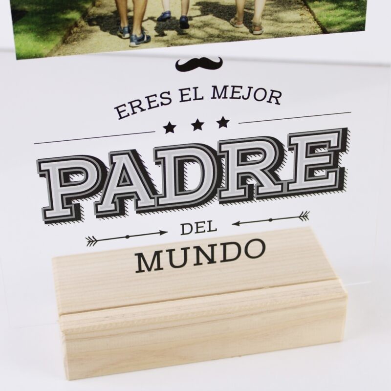 Lámina Transparente Personalizada Eres el Mejor... - Imagen 5