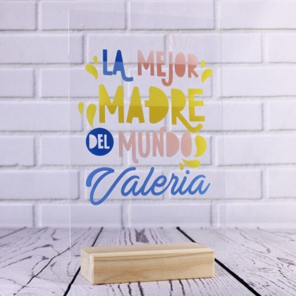 Lámina Transparente Personalizada La Mejor...