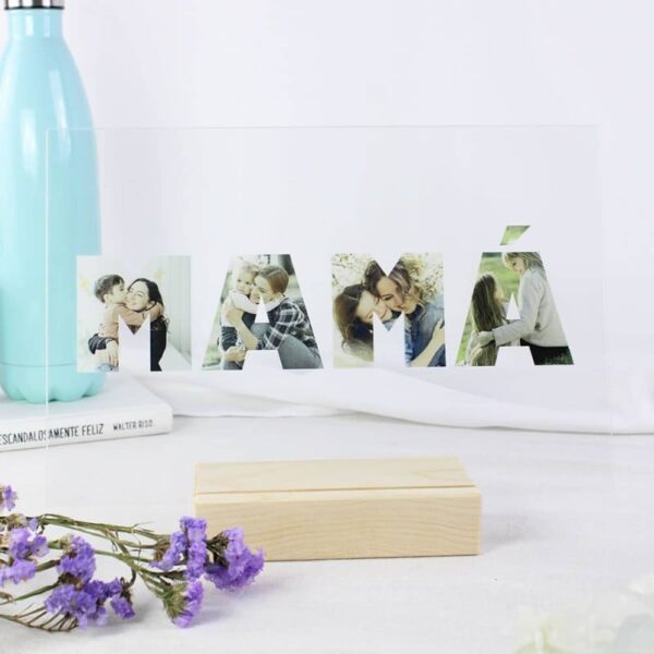Lámina Transparente Personalizada MAMÁ