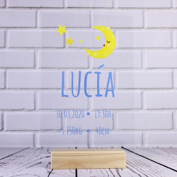 Lámina Transparente Personalizada para Recién...