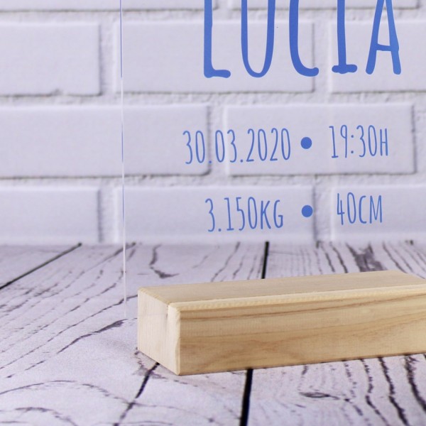 Lámina Transparente Personalizada para Recién... - Imagen 2