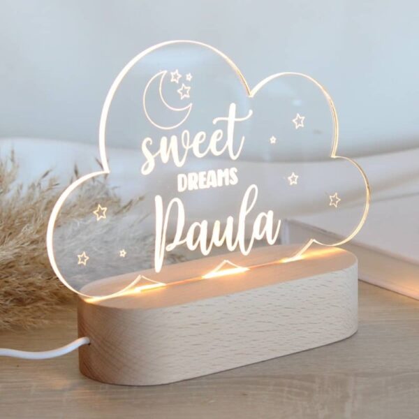 Lámpara Led Personalizada Nube
