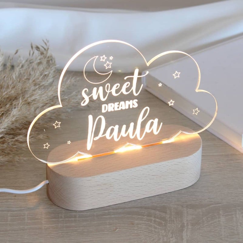 Lámpara Led Personalizada Nube - Imagen 2