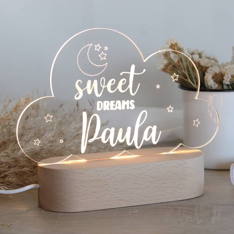 Lámpara Led Personalizada Nube - Imagen 3