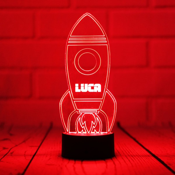 Lámpara Personalizada Nave Espacial