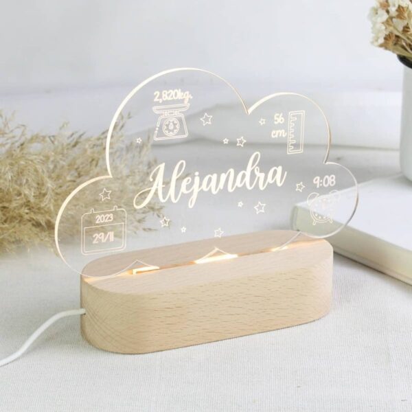 Lámpara Nube Recién Nacidos