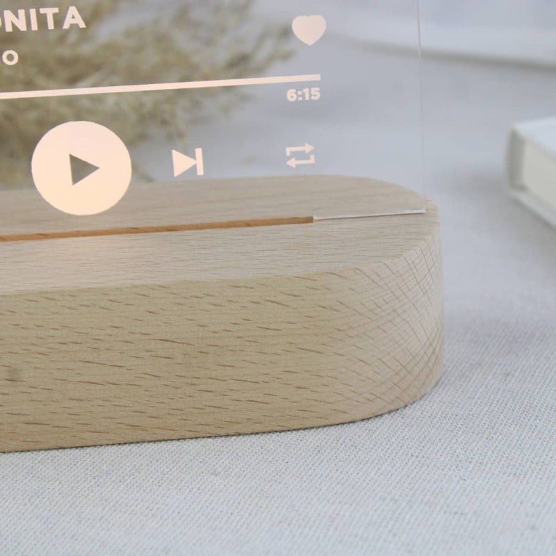 Lámpara Personalizada Código Canción - Imagen 7