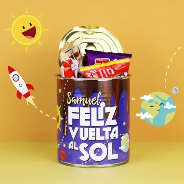 Lata Chocolates Personalizada Cumpleaños