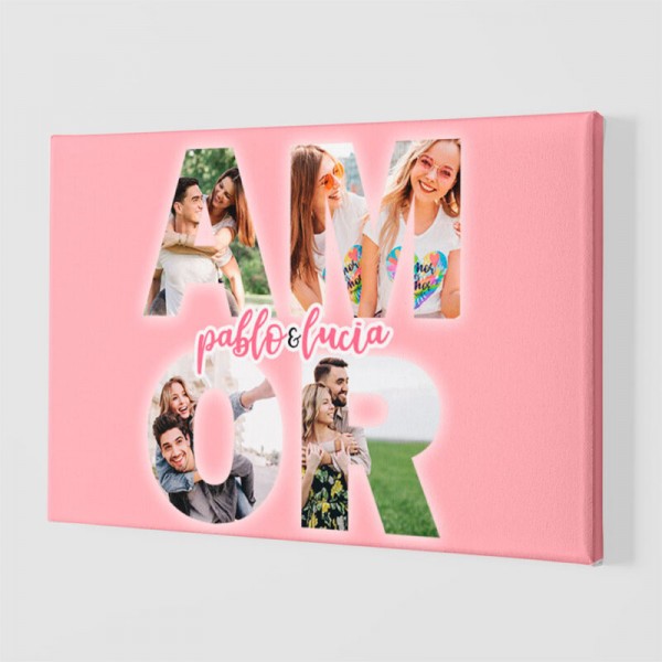 Lienzo Personalizado Collage “Amor”
