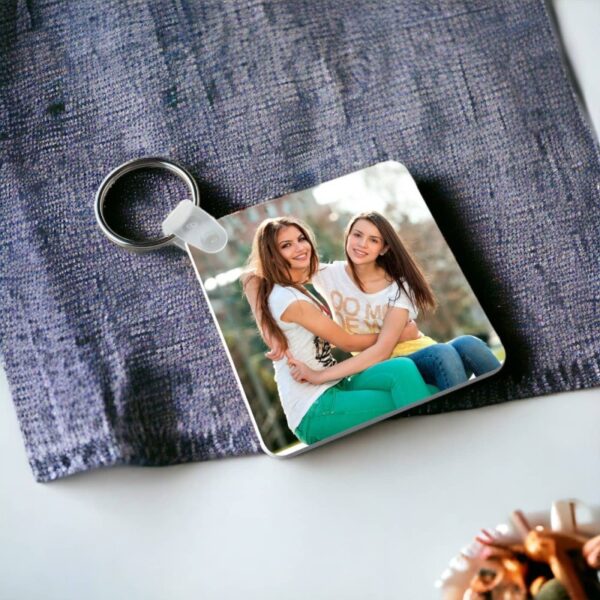 Llavero cuadrado a una cara personalizado