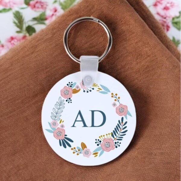 LLavero Inicial Floral