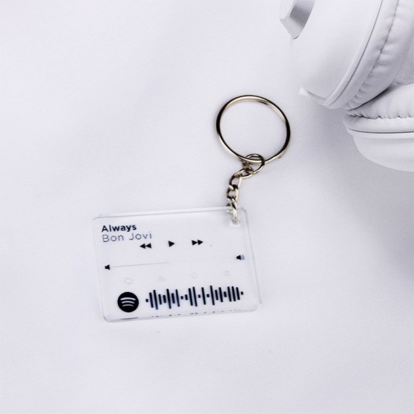 Llavero Metacrilato con Código Spotify