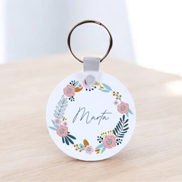 LLavero Nombre Floral