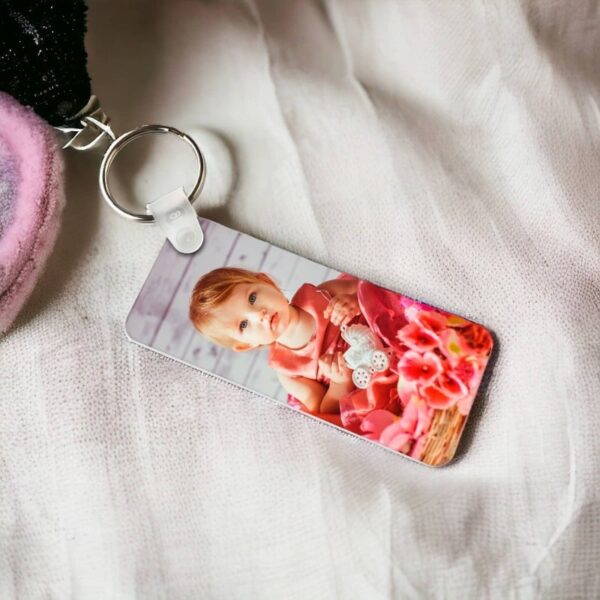 LLavero rectangular a una cara personalizado