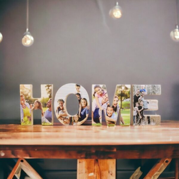 Madera Personalizada con fotos HOME