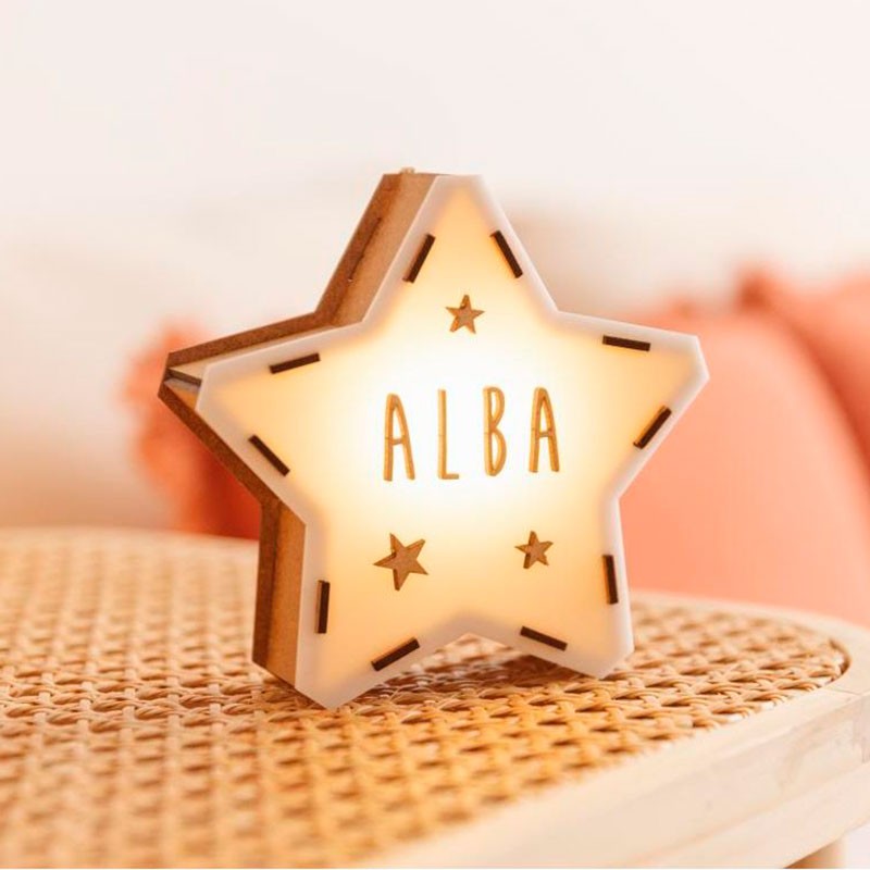Mini Estrella Luminosa Personalizable - Imagen 2