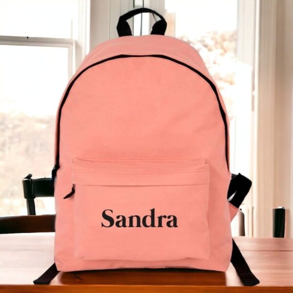 Mochila Rosa Personalizada