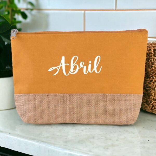 Neceser Personalizado Mostaza