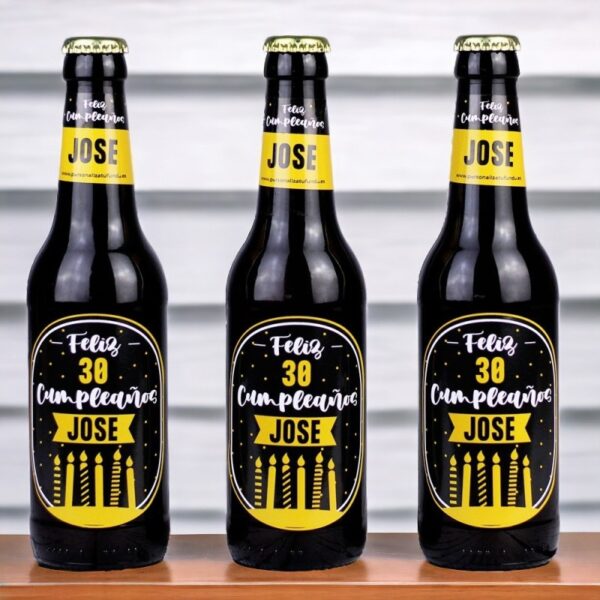 Pack Cervezas Personalizadas Feliz Cumpleaños