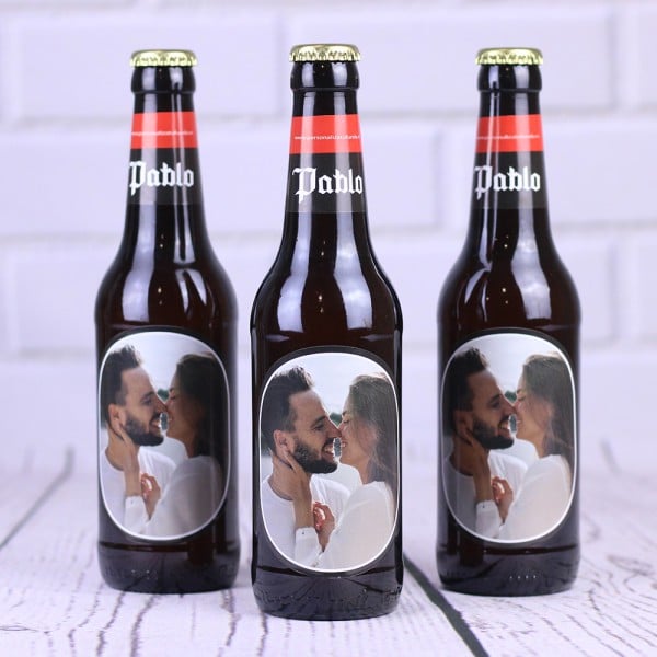 Pack Cervezas personalizadas con foto