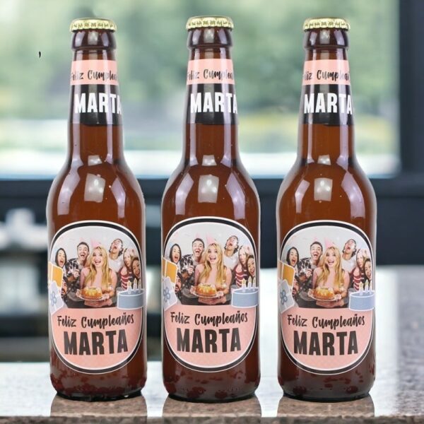 Pack Cervezas personalizadas Feliz Cumpleaños...