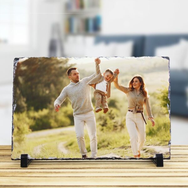 Piedra Pizarra Rectangular con Foto