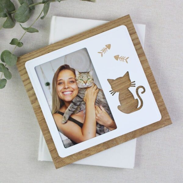 Portafoto Personalizado Gato