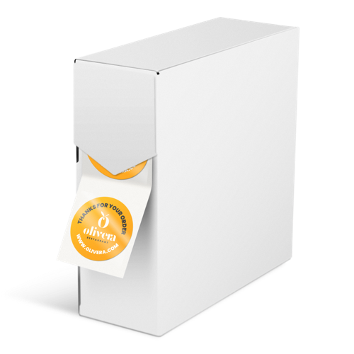 Pegatinas PVC blanco en rollo