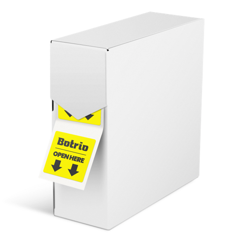 Pegatinas fluorescentes en rollo