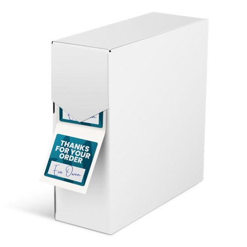 Pegatinas para escribir en rollo