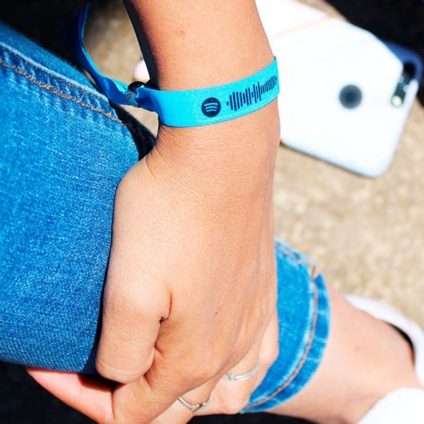 Pulsera de Tela Personalizada Spotify