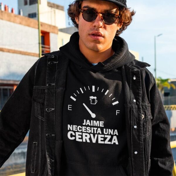 Sudadera Personalizada Necesito una Cerveza