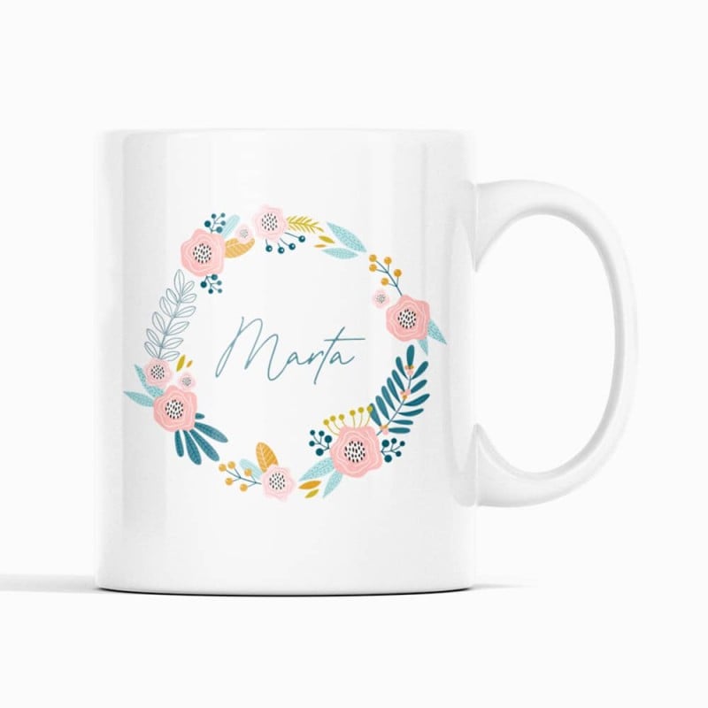 Taza con Nombre Floral - Imagen 3