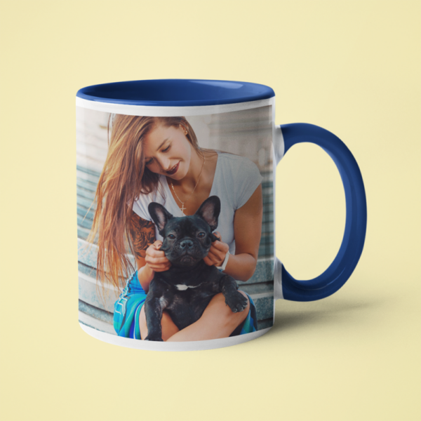 Taza Personalizada Azul Oscuro