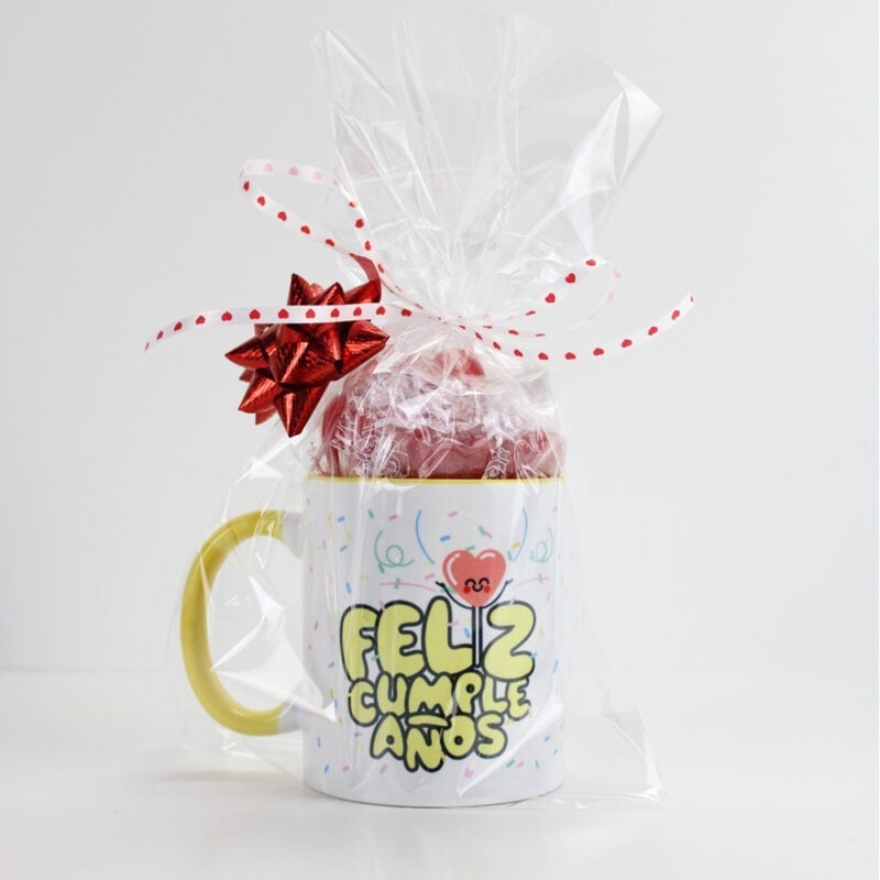 Taza personalizada con nombre Feliz Cumpleaños... - Imagen 4