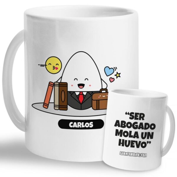 Taza Ser Abogado Mola un Huevo