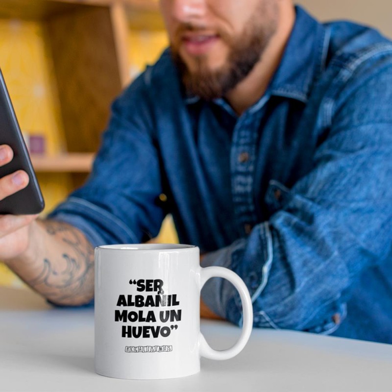 Taza Ser Albañil Mola un Huevo - Imagen 2