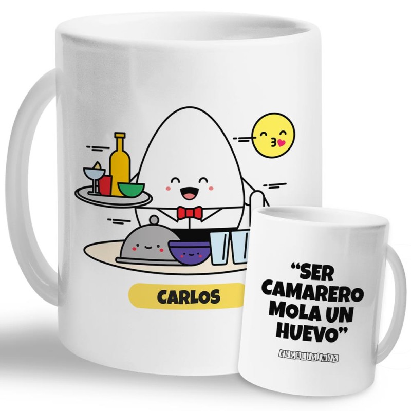 Taza Ser Camarero Mola un Huevo