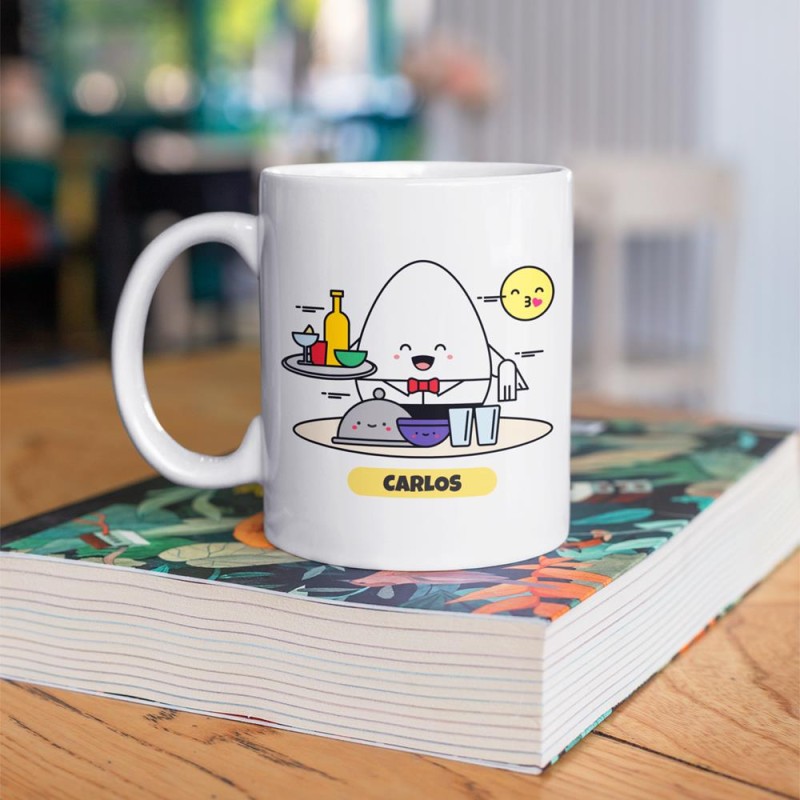 Taza Ser Camarero Mola un Huevo - Imagen 3